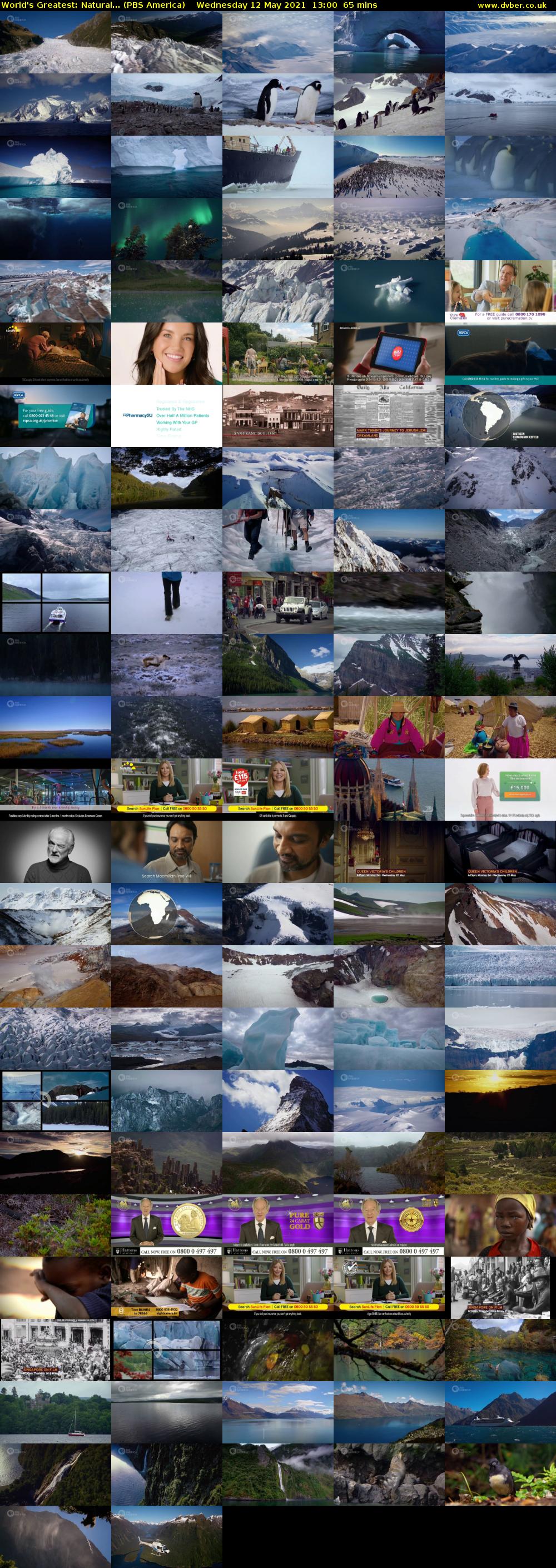 World's Greatest: Natural... (PBS America) Wednesday 12 May 2021 13:00 - 14:05