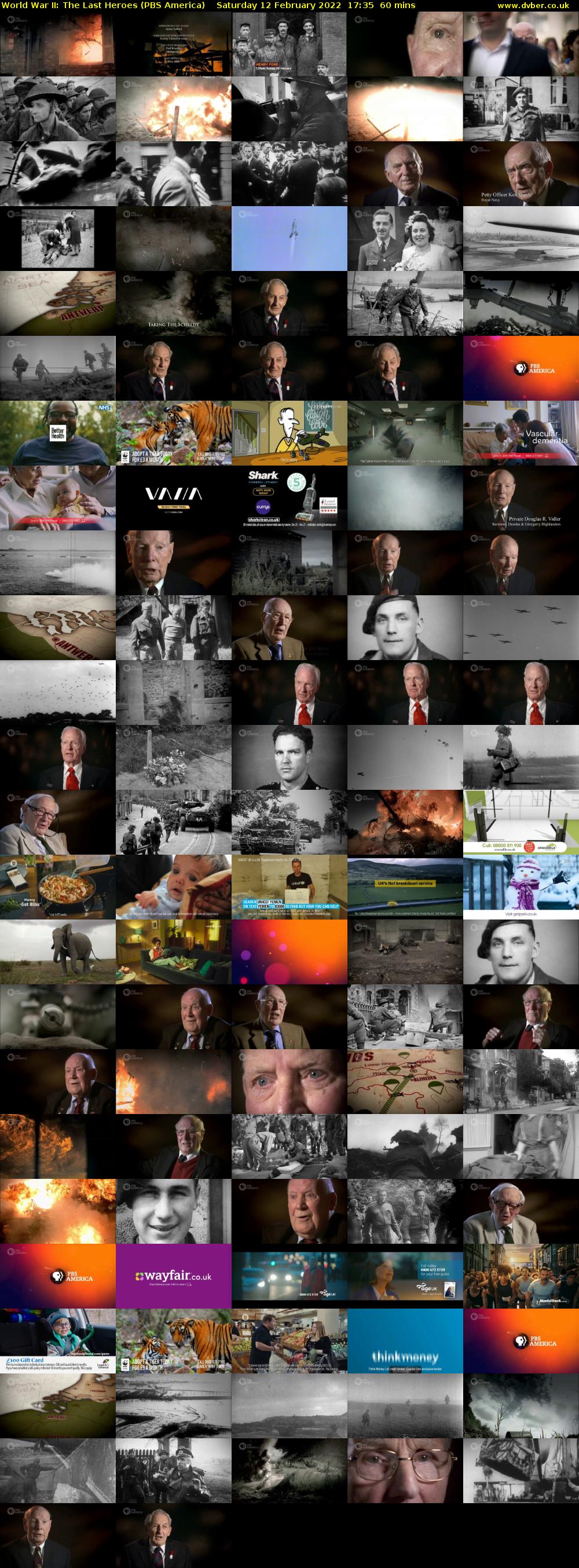 World War II: The Last Heroes (PBS America) Saturday 12 February 2022 17:35 - 18:35