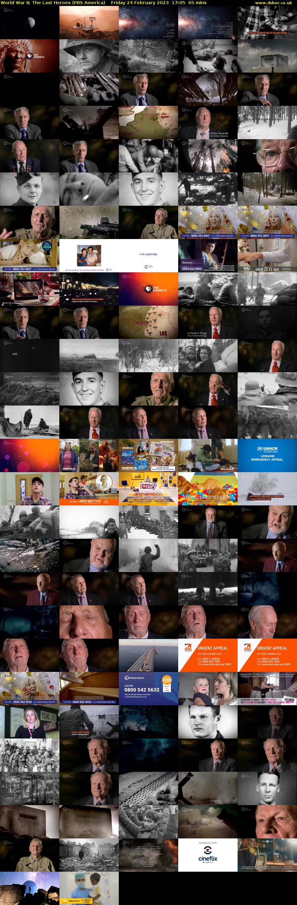 World War II: The Last Heroes (PBS America) Friday 24 February 2023 17:05 - 18:10