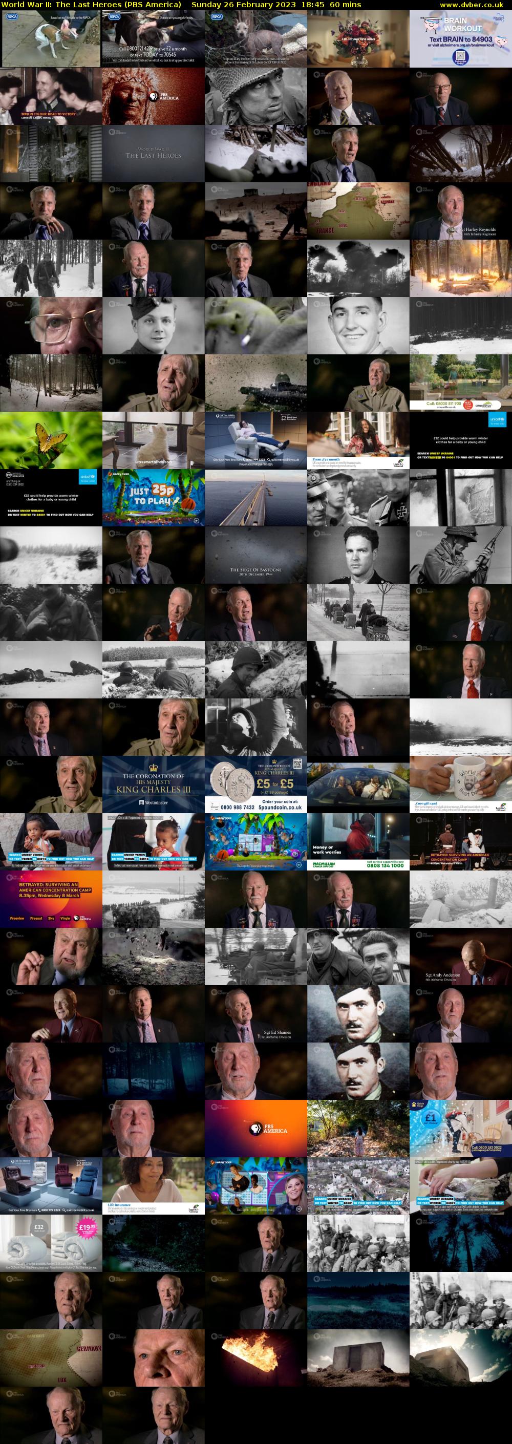 World War II: The Last Heroes (PBS America) Sunday 26 February 2023 18:45 - 19:45