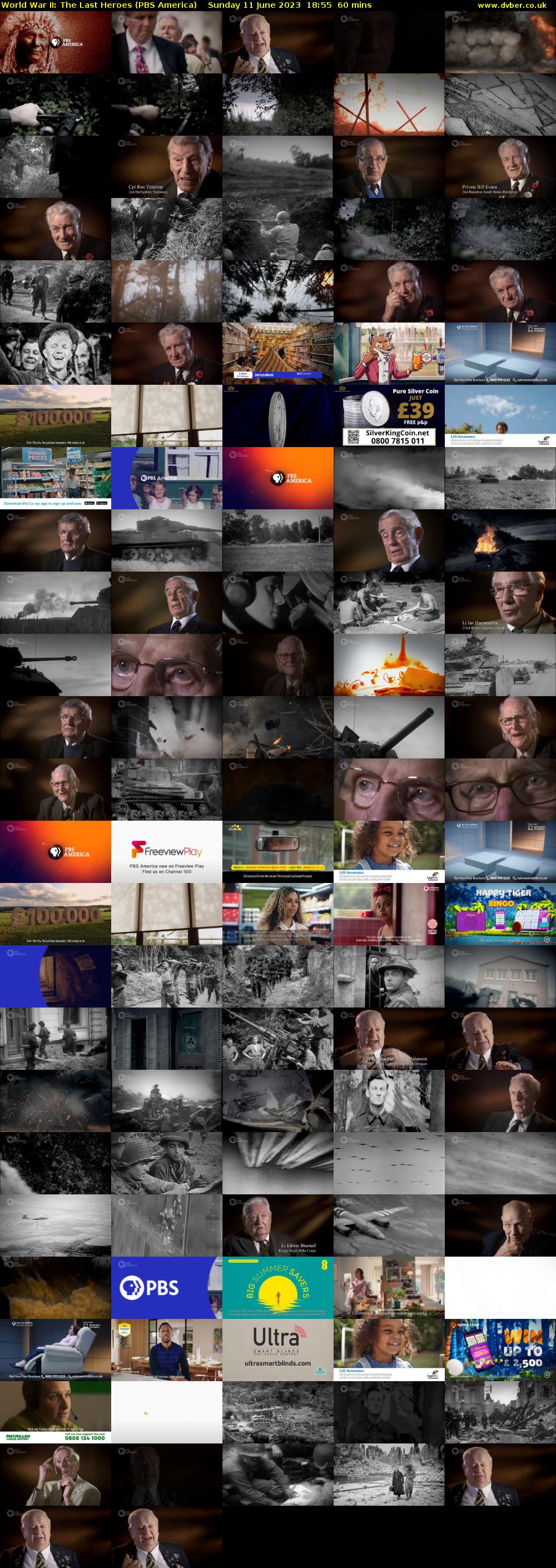 World War II: The Last Heroes (PBS America) Sunday 11 June 2023 18:55 - 19:55