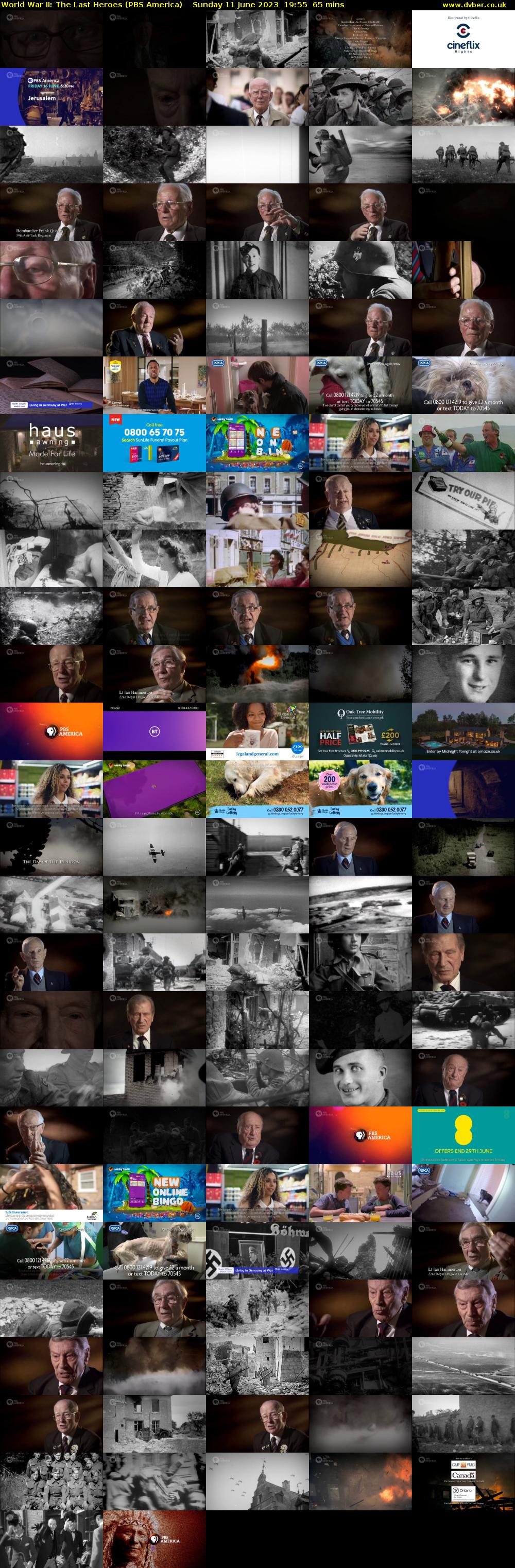World War II: The Last Heroes (PBS America) Sunday 11 June 2023 19:55 - 21:00