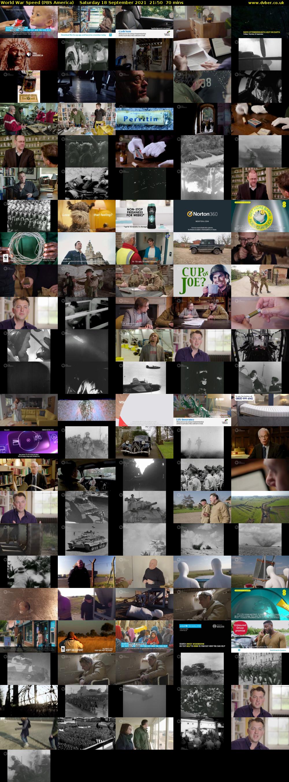 World War Speed (PBS America) Saturday 18 September 2021 21:50 - 23:00