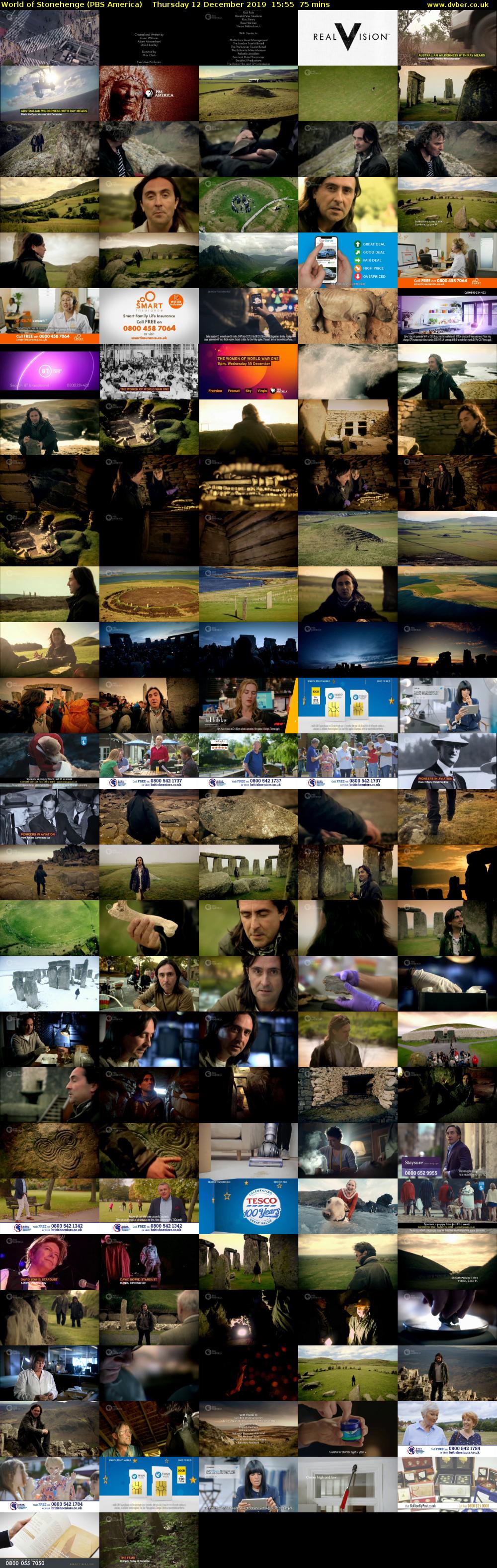 World of Stonehenge (PBS America) Thursday 12 December 2019 15:55 - 17:10