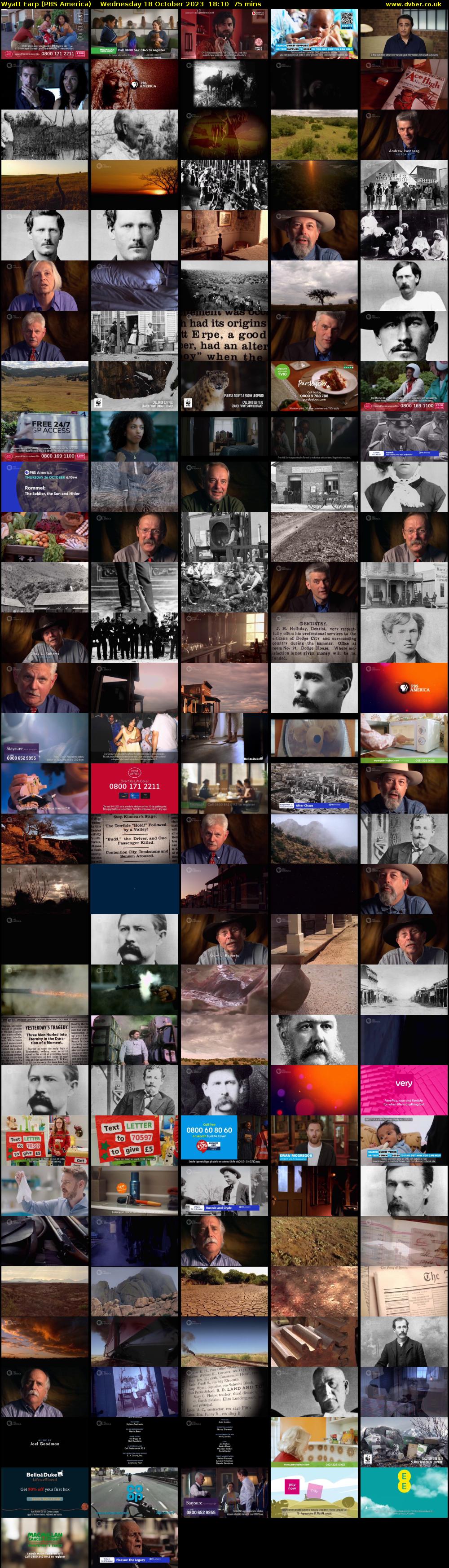 Wyatt Earp (PBS America) Wednesday 18 October 2023 18:10 - 19:25