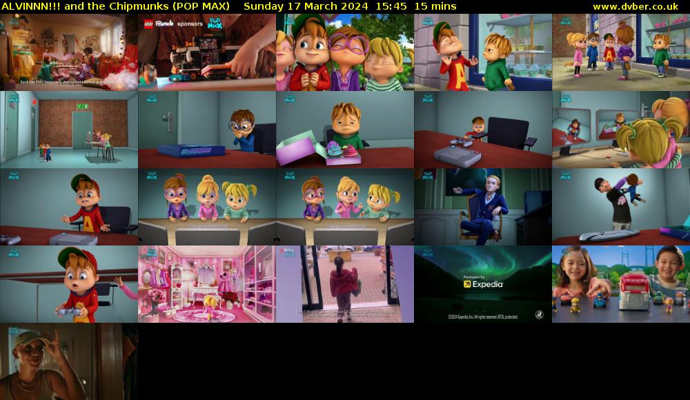 ALVINNN!!! and the Chipmunks (POP MAX) Sunday 17 March 2024 15:45 - 16:00