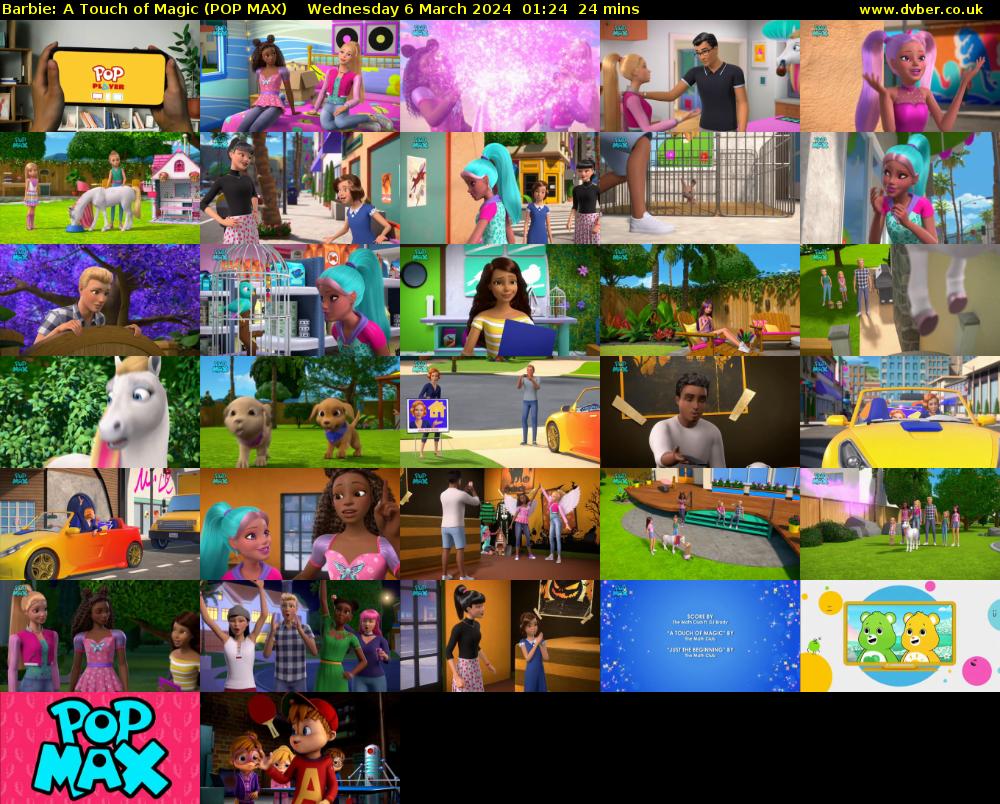 Barbie: A Touch of Magic (POP MAX) Wednesday 6 March 2024 01:24 - 01:48