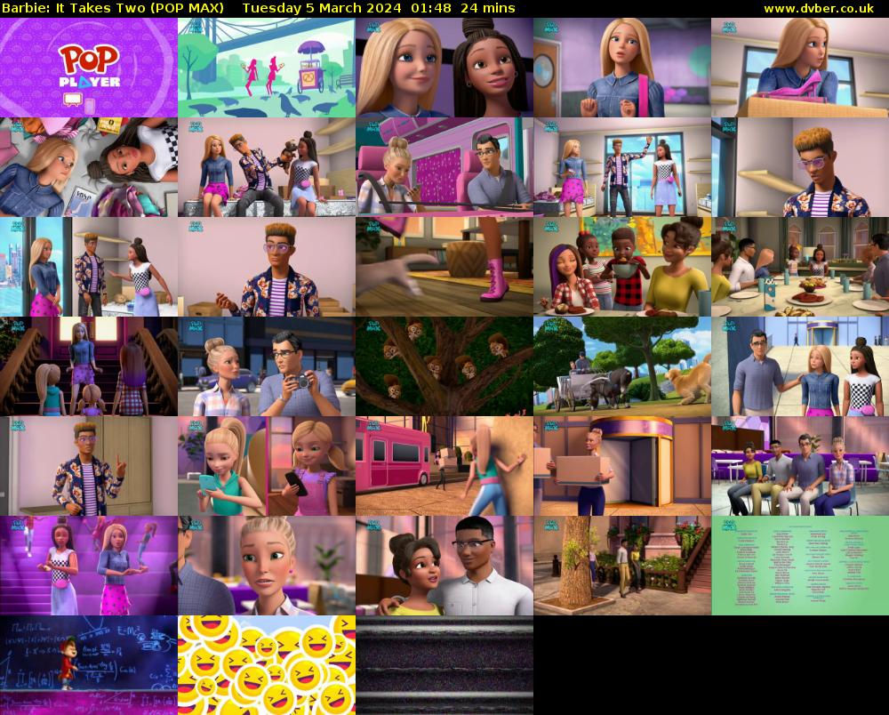 Barbie: It Takes Two (POP MAX) Tuesday 5 March 2024 01:48 - 02:12