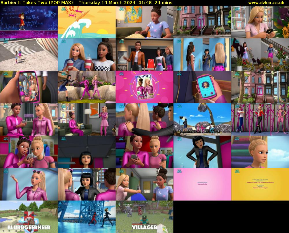 Barbie: It Takes Two (POP MAX) Thursday 14 March 2024 01:48 - 02:12