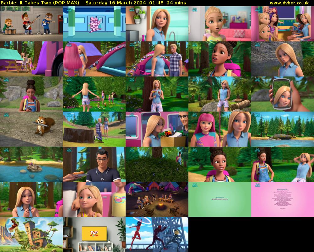 Barbie: It Takes Two (POP MAX) Saturday 16 March 2024 01:48 - 02:12