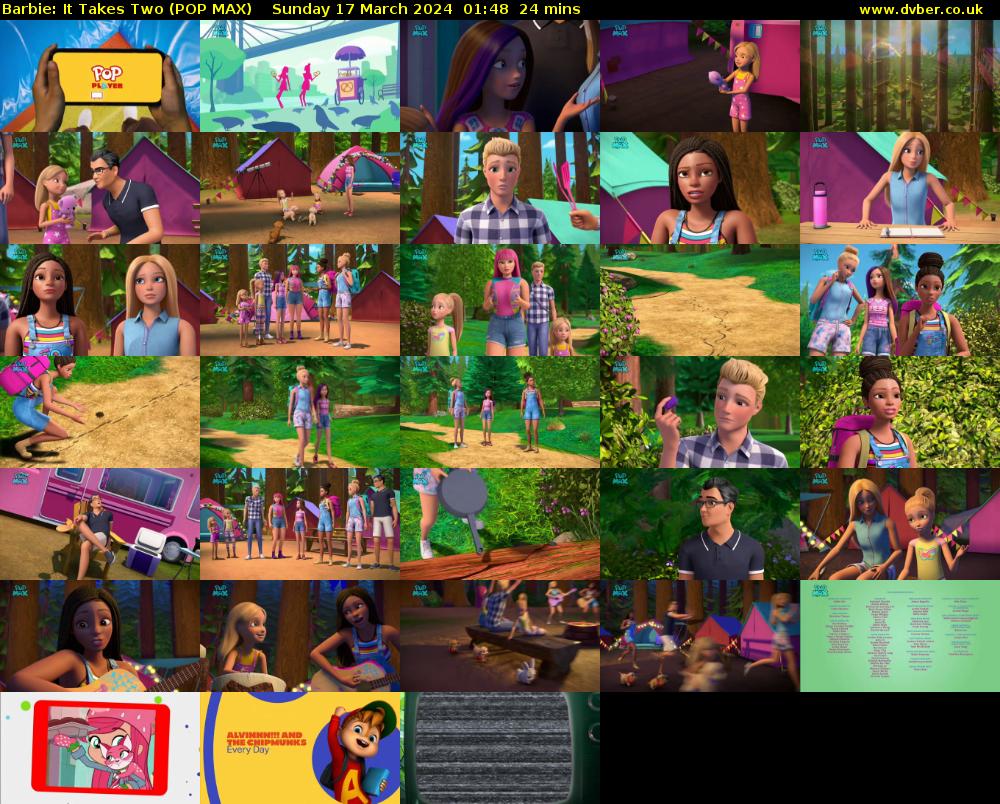 Barbie: It Takes Two (POP MAX) Sunday 17 March 2024 01:48 - 02:12