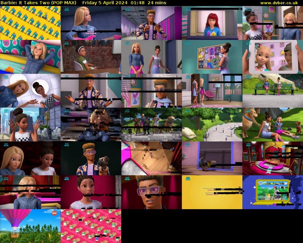 Barbie: It Takes Two (POP MAX) Friday 5 April 2024 01:48 - 02:12
