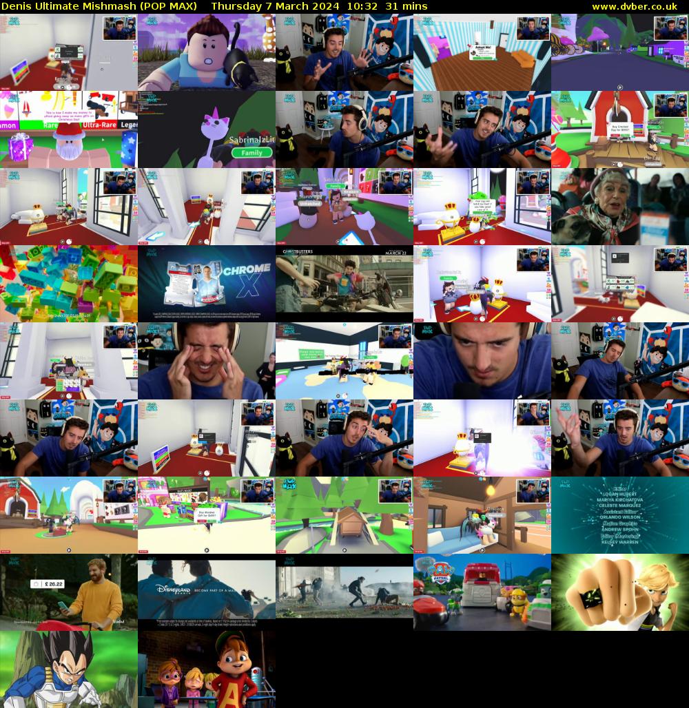 Denis Ultimate Mishmash (POP MAX) Thursday 7 March 2024 10:32 - 11:03