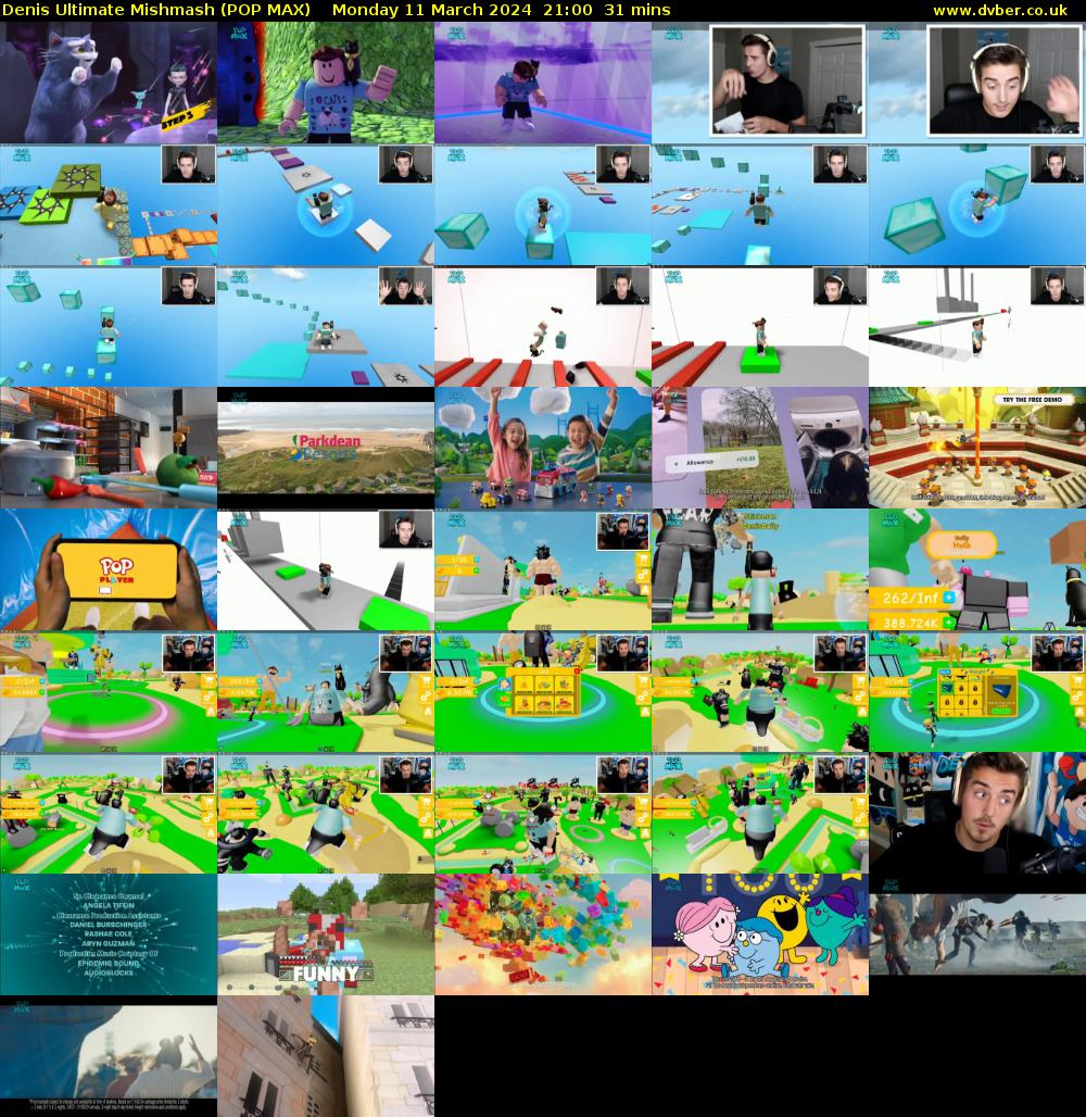 Denis Ultimate Mishmash (POP MAX) Monday 11 March 2024 21:00 - 21:31