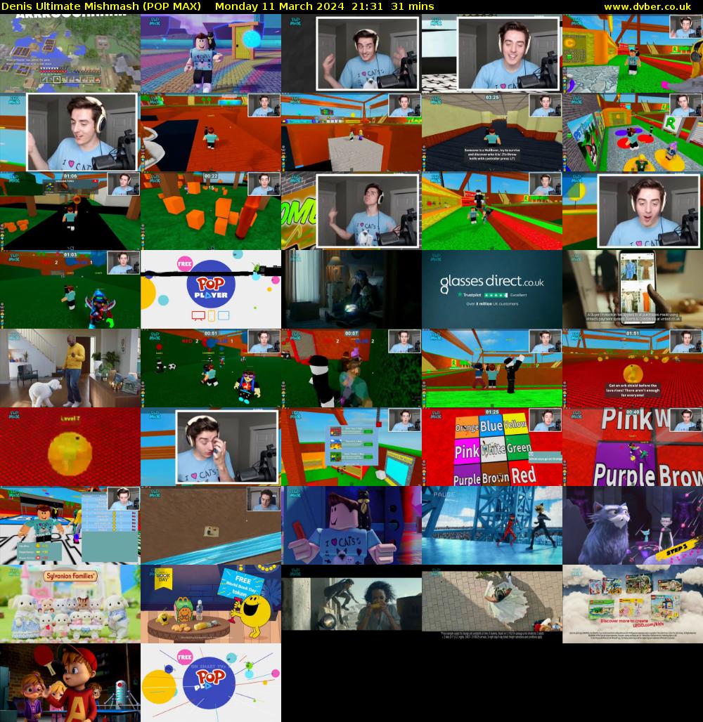 Denis Ultimate Mishmash (POP MAX) Monday 11 March 2024 21:31 - 22:02