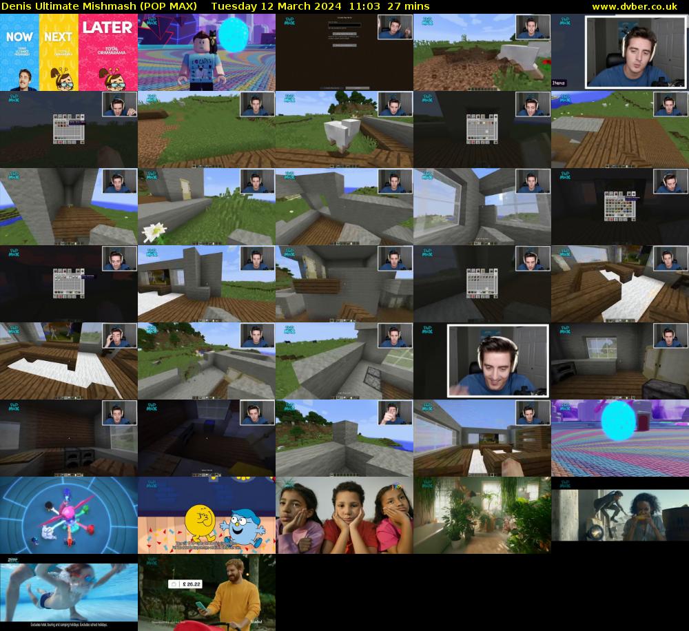 Denis Ultimate Mishmash (POP MAX) Tuesday 12 March 2024 11:03 - 11:30
