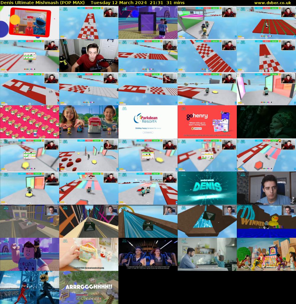 Denis Ultimate Mishmash (POP MAX) Tuesday 12 March 2024 21:31 - 22:02