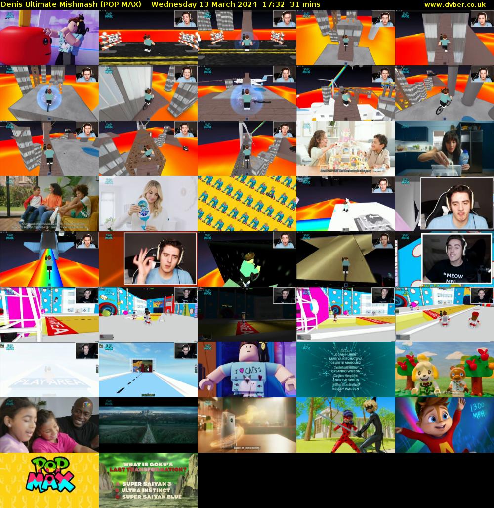 Denis Ultimate Mishmash (POP MAX) Wednesday 13 March 2024 17:32 - 18:03