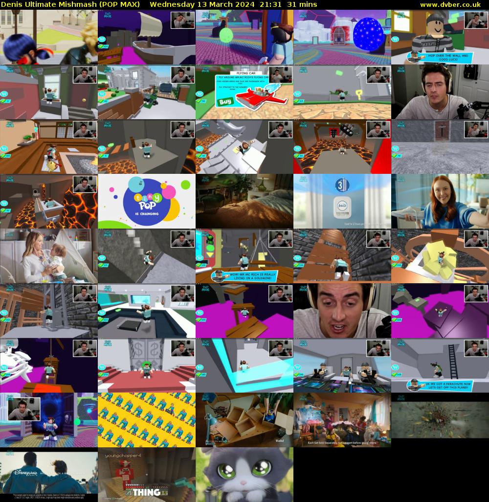 Denis Ultimate Mishmash (POP MAX) Wednesday 13 March 2024 21:31 - 22:02