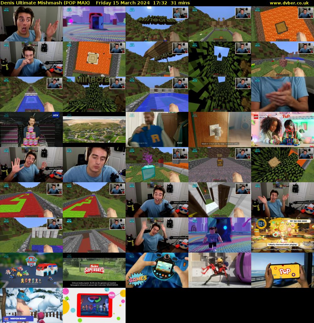 Denis Ultimate Mishmash (POP MAX) Friday 15 March 2024 17:32 - 18:03