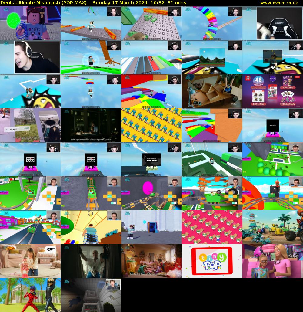 Denis Ultimate Mishmash (POP MAX) Sunday 17 March 2024 10:32 - 11:03