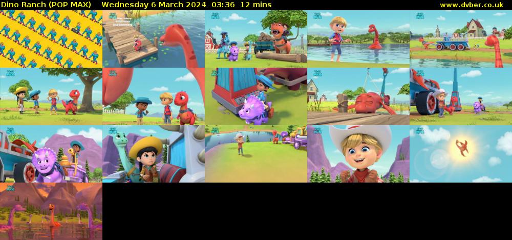 Dino Ranch (POP MAX) Wednesday 6 March 2024 03:36 - 03:48