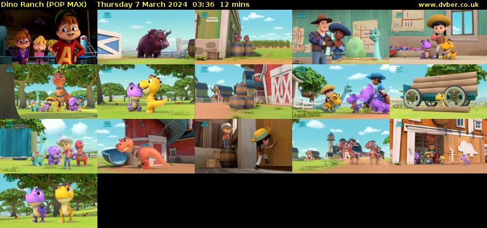 Dino Ranch (POP MAX) Thursday 7 March 2024 03:36 - 03:48