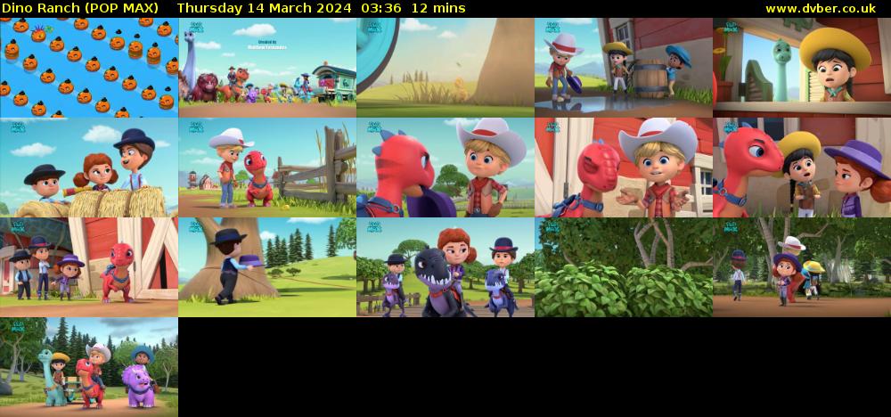 Dino Ranch (POP MAX) Thursday 14 March 2024 03:36 - 03:48