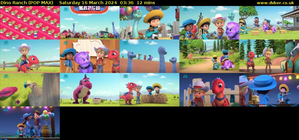 Dino Ranch (POP MAX) Saturday 16 March 2024 03:36 - 03:48