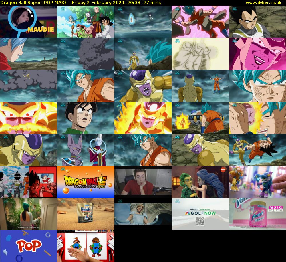 Dragon Ball Super (POP MAX) Friday 2 February 2024 20:33 - 21:00