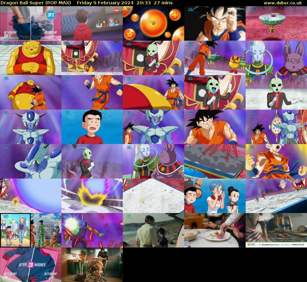 Dragon Ball Super (POP MAX) Friday 9 February 2024 20:33 - 21:00