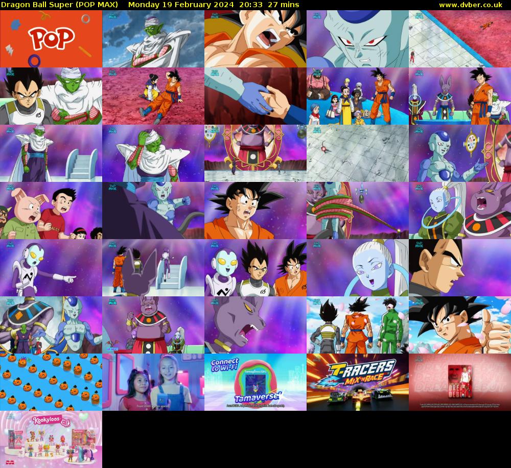 Dragon Ball Super (POP MAX) Monday 19 February 2024 20:33 - 21:00