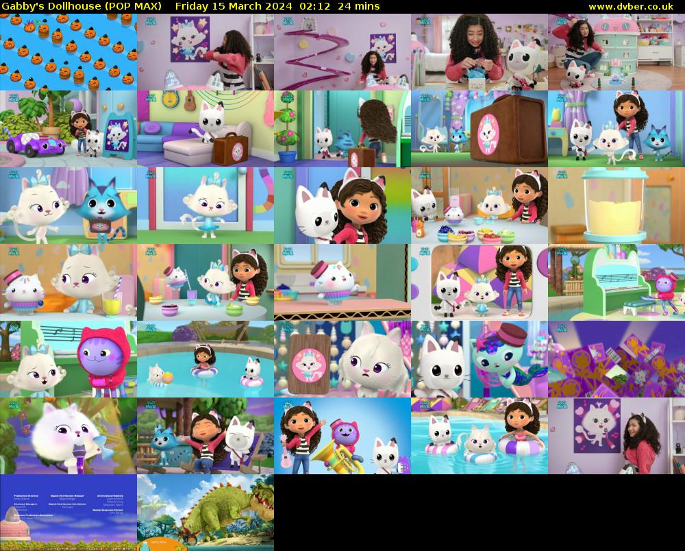 Gabby's Dollhouse (POP MAX) Friday 15 March 2024 02:12 - 02:36