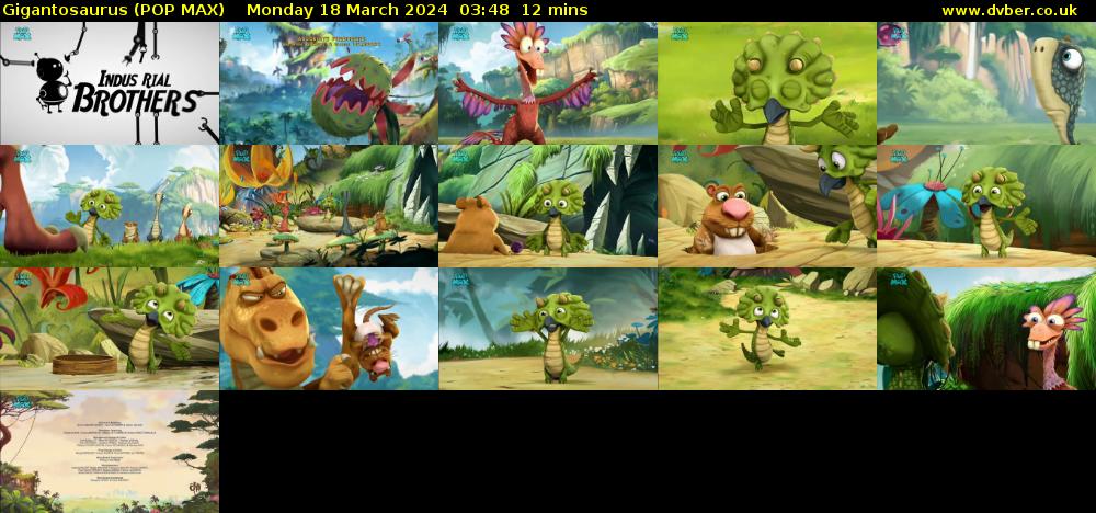 Gigantosaurus (POP MAX) Monday 18 March 2024 03:48 - 04:00