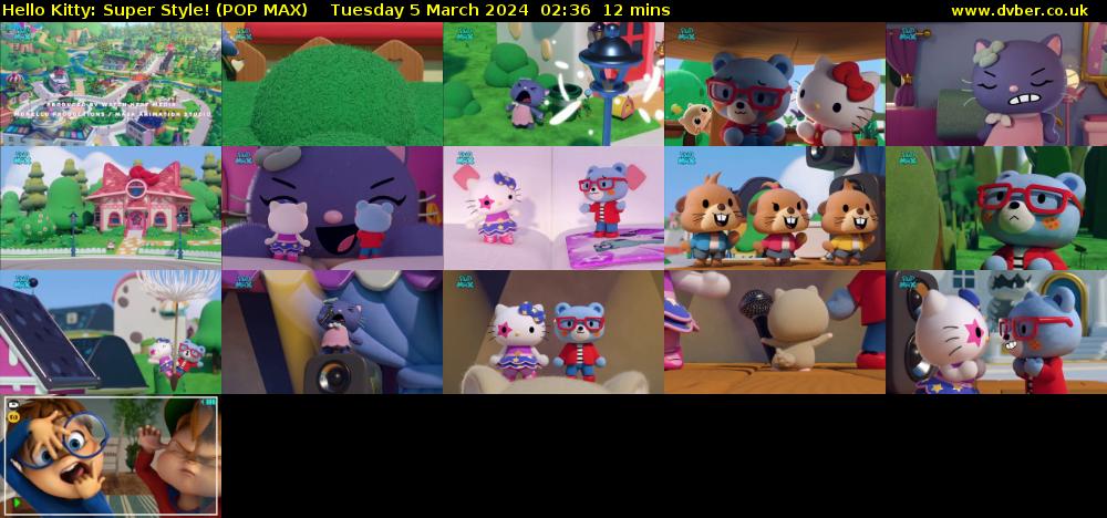 Hello Kitty: Super Style! (POP MAX) Tuesday 5 March 2024 02:36 - 02:48