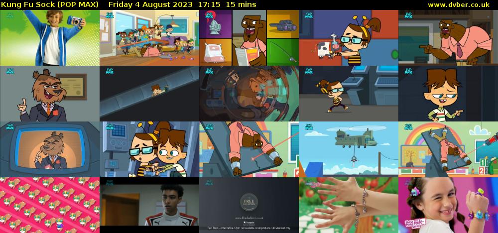 Kung Fu Sock (POP MAX) Friday 4 August 2023 17:15 - 17:30