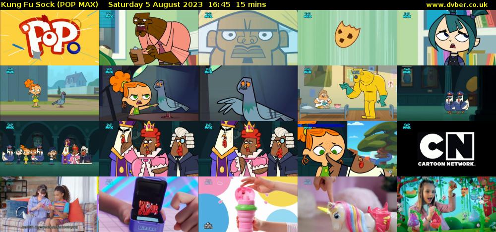 Kung Fu Sock (POP MAX) Saturday 5 August 2023 16:45 - 17:00