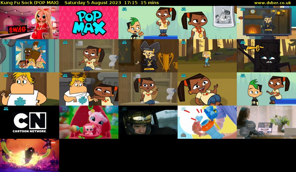 Kung Fu Sock (POP MAX) Saturday 5 August 2023 17:15 - 17:30