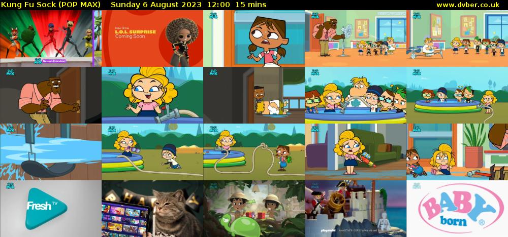 Kung Fu Sock (POP MAX) Sunday 6 August 2023 12:00 - 12:15