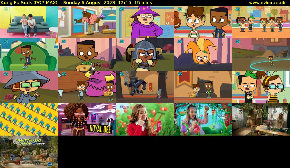 Kung Fu Sock (POP MAX) Sunday 6 August 2023 12:15 - 12:30
