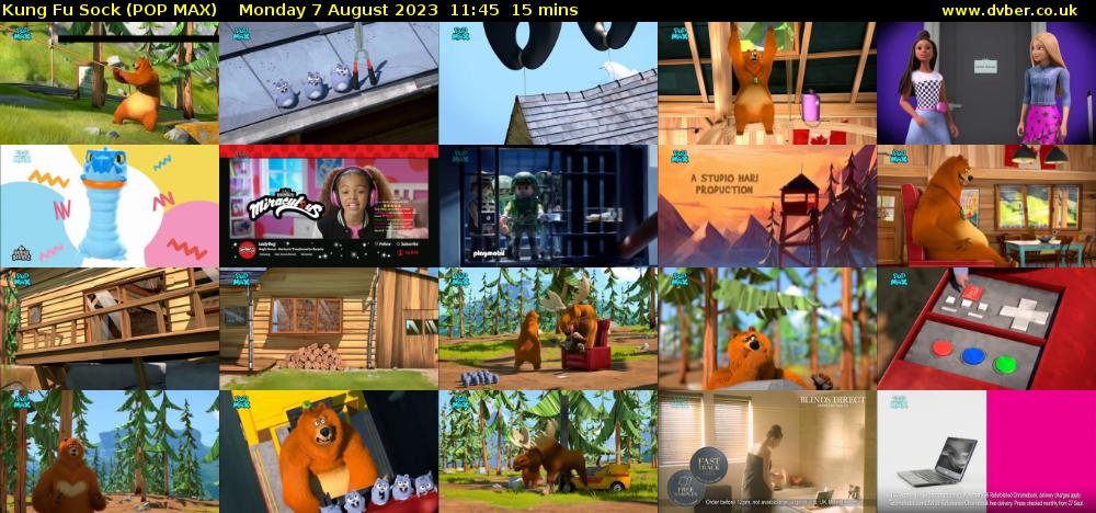 Kung Fu Sock (POP MAX) Monday 7 August 2023 11:45 - 12:00