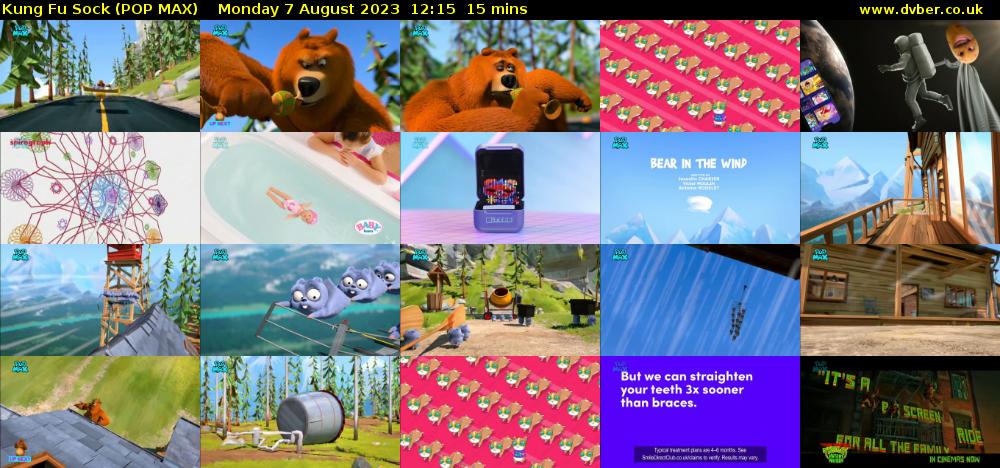 Kung Fu Sock (POP MAX) Monday 7 August 2023 12:15 - 12:30