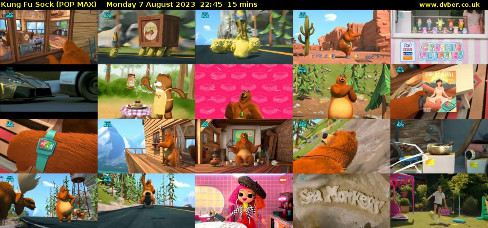 Kung Fu Sock (POP MAX) Monday 7 August 2023 22:45 - 23:00
