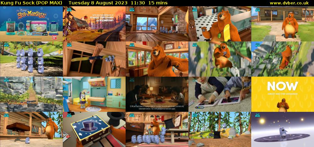 Kung Fu Sock (POP MAX) Tuesday 8 August 2023 11:30 - 11:45
