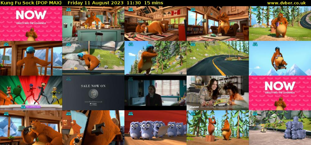 Kung Fu Sock (POP MAX) Friday 11 August 2023 11:30 - 11:45
