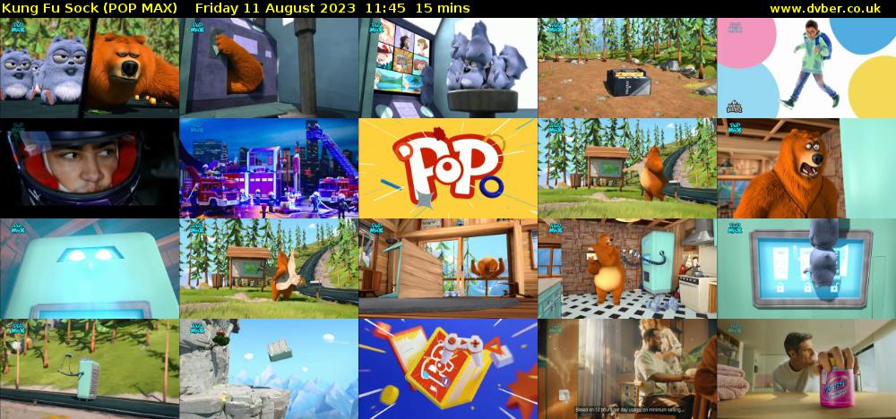Kung Fu Sock (POP MAX) Friday 11 August 2023 11:45 - 12:00