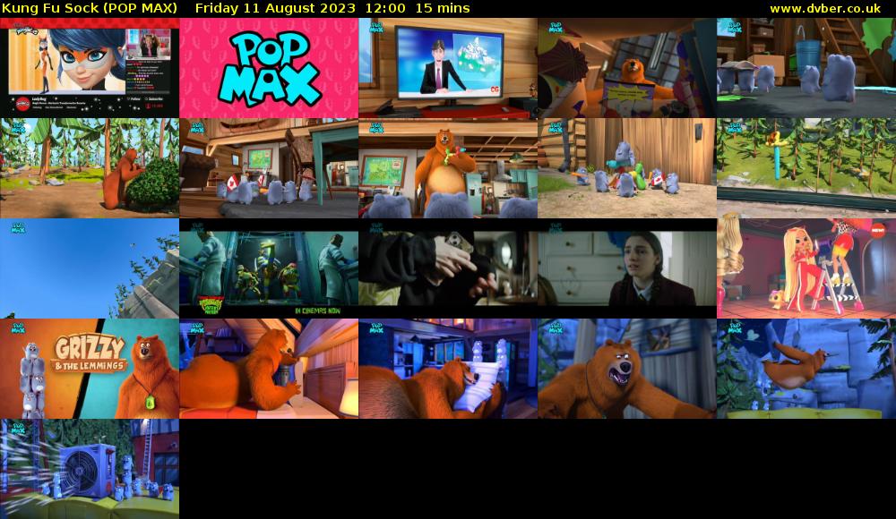 Kung Fu Sock (POP MAX) Friday 11 August 2023 12:00 - 12:15