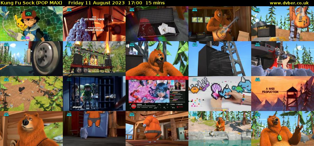 Kung Fu Sock (POP MAX) Friday 11 August 2023 17:00 - 17:15