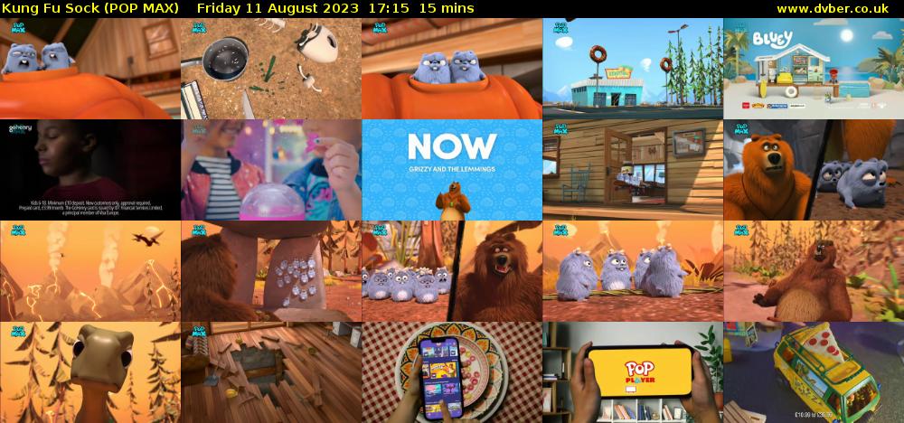 Kung Fu Sock (POP MAX) Friday 11 August 2023 17:15 - 17:30