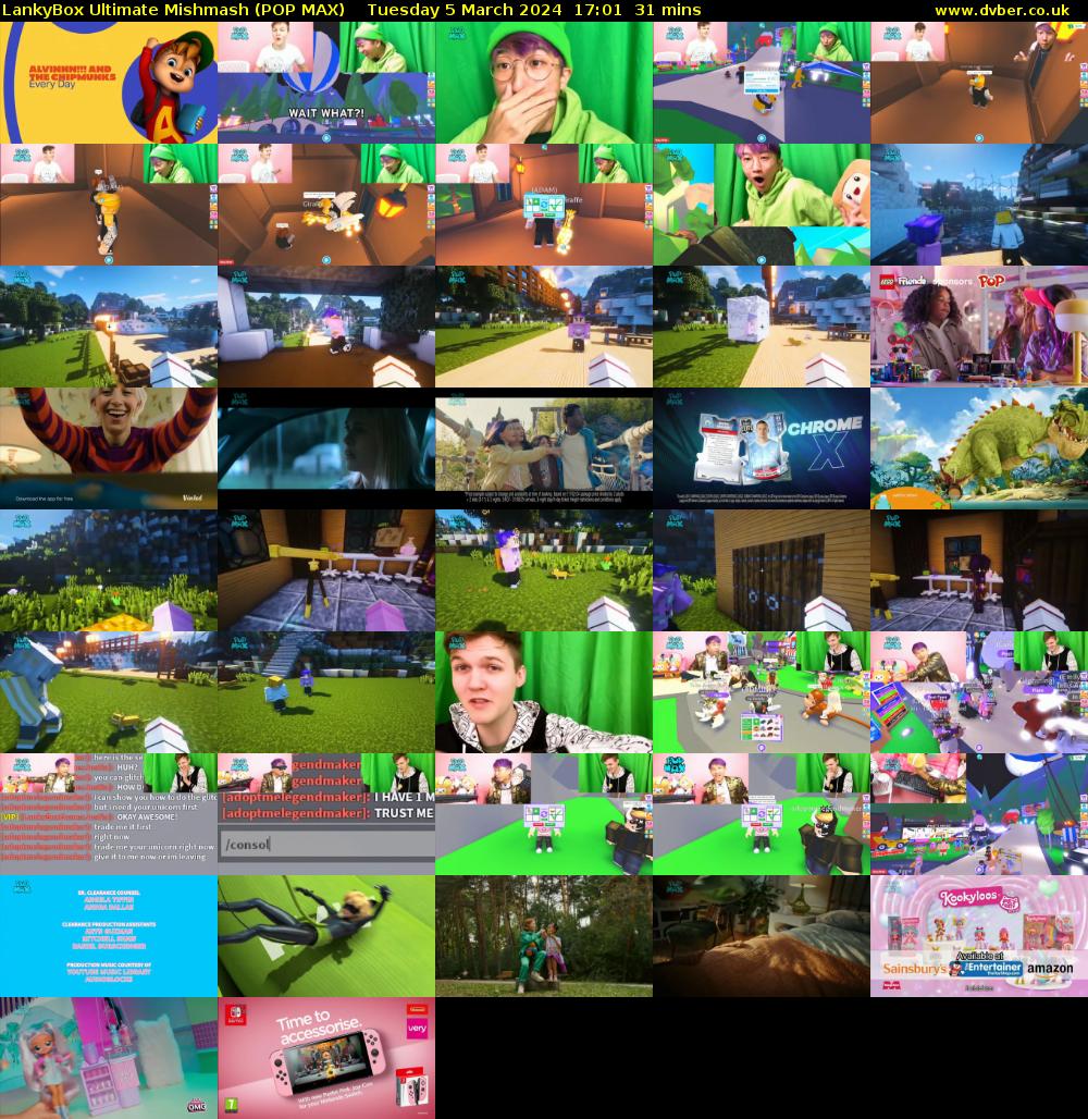 LankyBox Ultimate Mishmash (POP MAX) Tuesday 5 March 2024 17:01 - 17:32